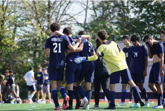 Down But Not Out "I was in a lot of pain, it felt like my ankle had snapped off, but I could feel my teammates support every step of the way as they helped me get off of the field," said Tom Lucas '23