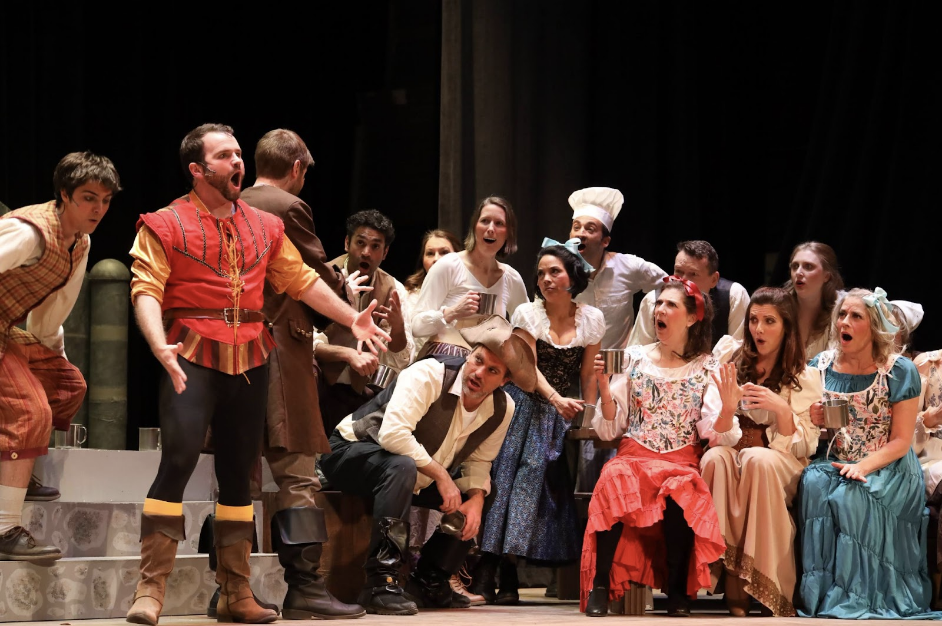 BE OUR GUEST Greg Huntoon performed as Gaston in the Burns Park Players’ community production of “Beauty and the Beast,” in 2023. “[When] you are somewhere else in the world, and [someone] says, ‘Oh my gosh you were Gaston,’ It's funny,” said Greg.